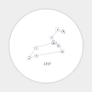 Leo zodiac sign Magnet